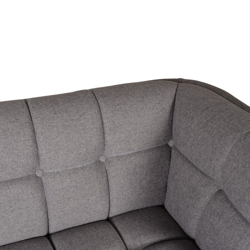 Canapé BERYL coloris gris anthracite 3 places
