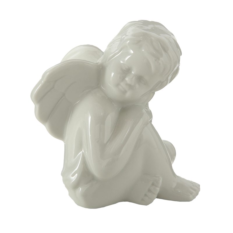 Figurine ROMEO coloris blanc