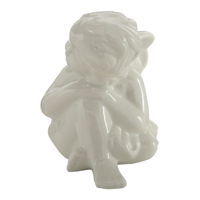 Figurine ROMEO coloris blanc