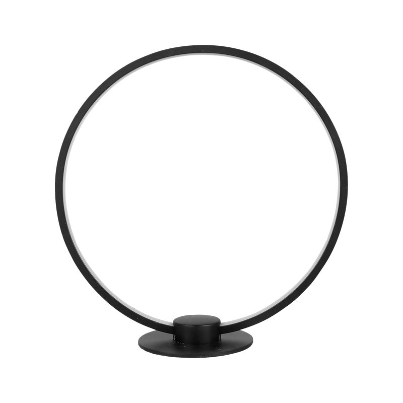 Lampe à poser HOOP coloris noir 30,5 x 29,5 cm