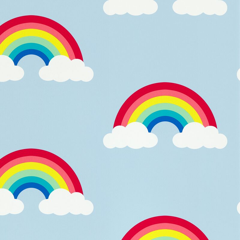 Papier peint intissé RAINBOW IN THE SKY coloris multicolore