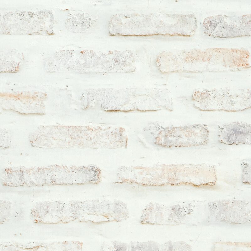 Papier peint intissé LOFT LIVING X NEW WALLS coloris blanc perlé