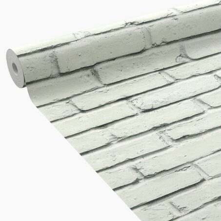 Papier peint intissé JEFFERSON coloris blanc