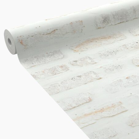 Papier peint intissé LOFT LIVING X NEW WALLS blanc perlé