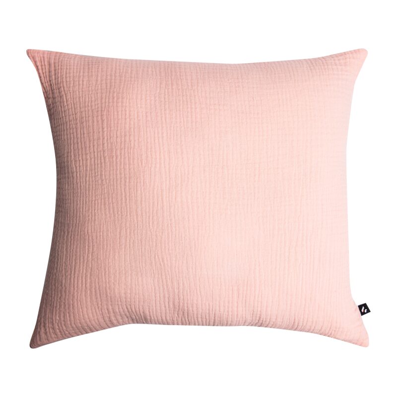 Coussin ANOKI coloris blush 40 x 40 cm
