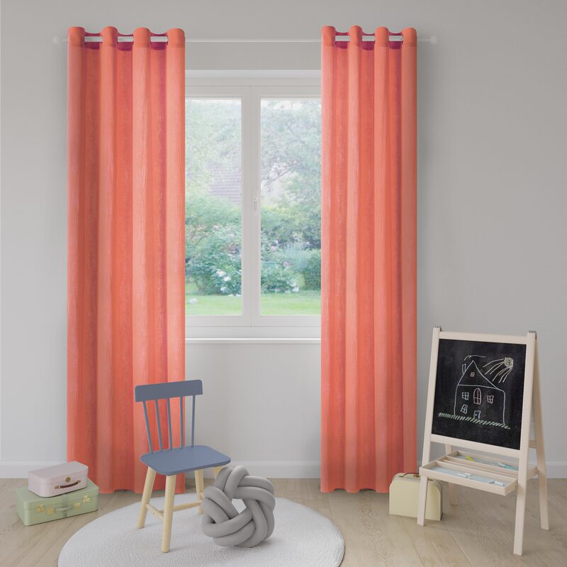 Rideau ANOKI coloris berlingot 130 x 260 cm
