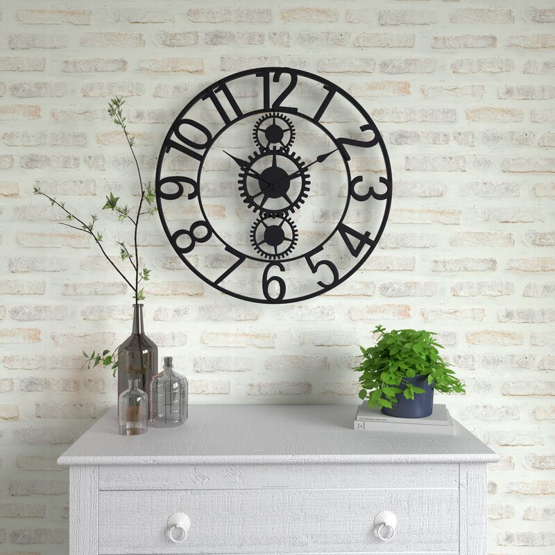 Horloge GARETH coloris noir