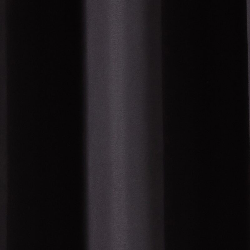Rideau 100% occultant MANN coloris noir 140 x 260 cm