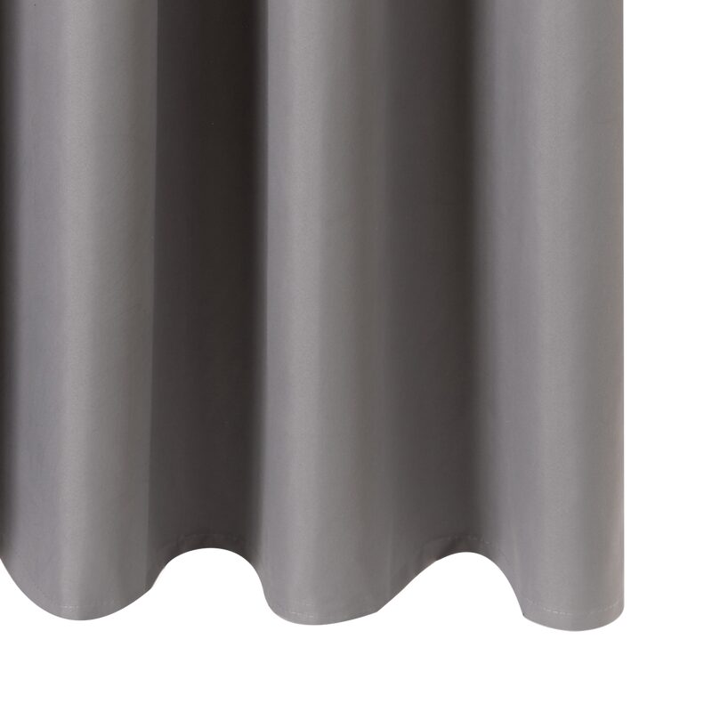 Rideau 100% occultant MANN coloris gris 140 x 260 cm