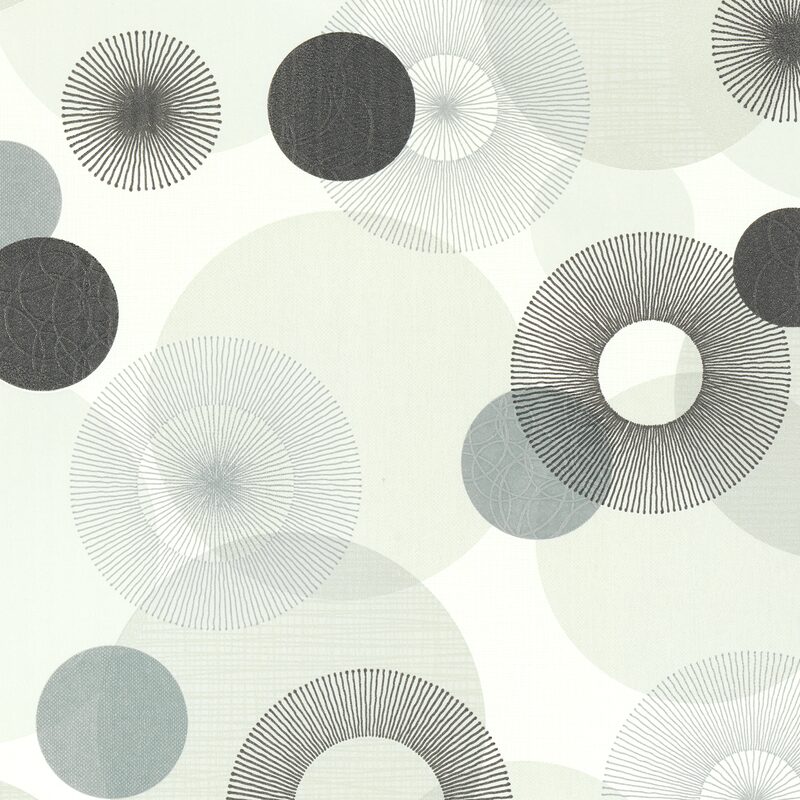 Papier peint intissé SPIRUS coloris gris moyen