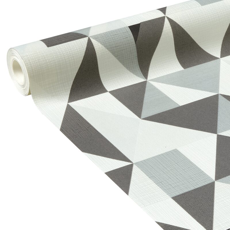 Papier peint intissé NEOS coloris gris moyen