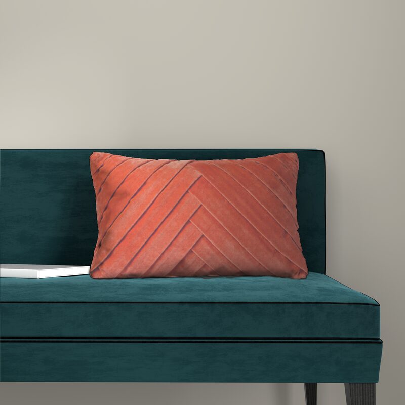Coussin MEIM coloris vieux rose 30 x 50 cm