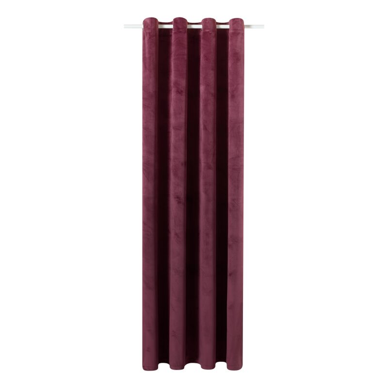 Rideau NEGRESCO coloris lie de vin 140 x 260 cm