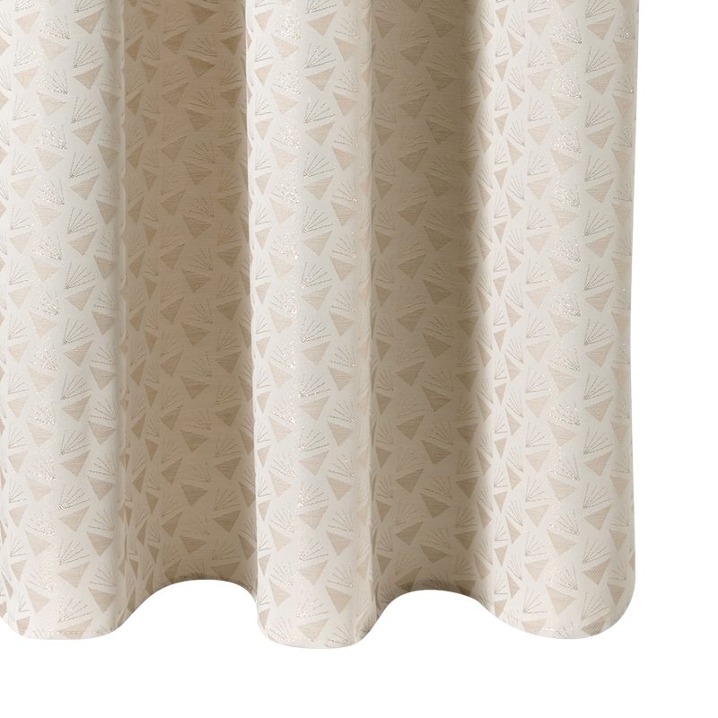 Rideau CANTALICE coloris rose 140 x 260 cm