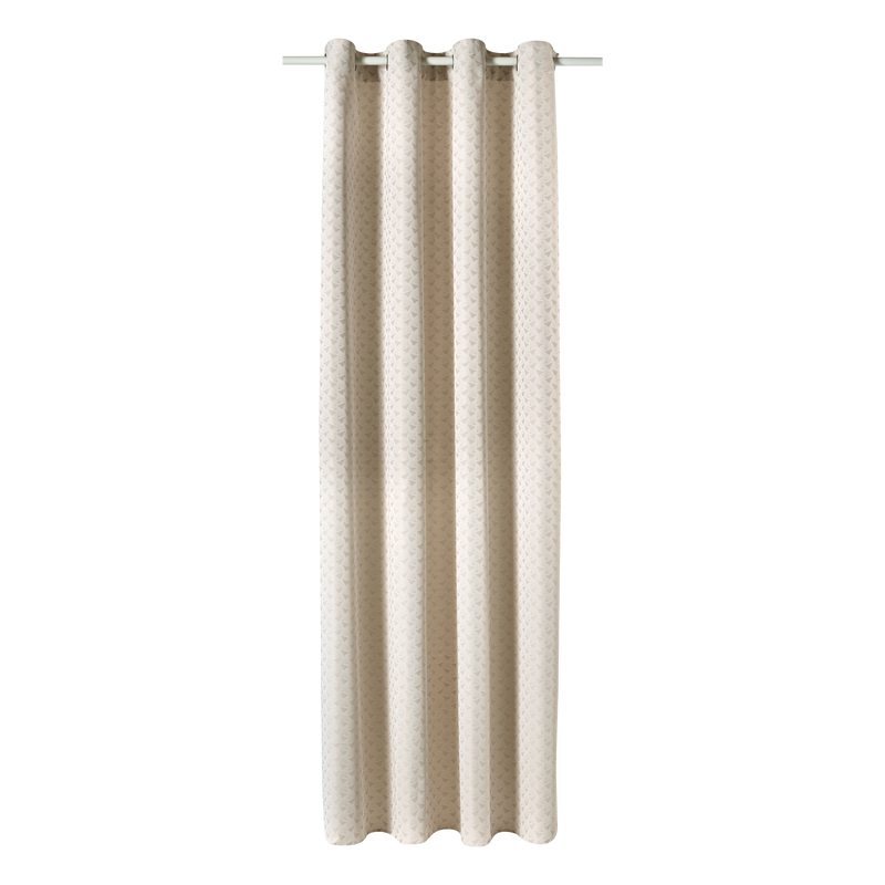 Rideau CANTALICE coloris rose 140 x 260 cm