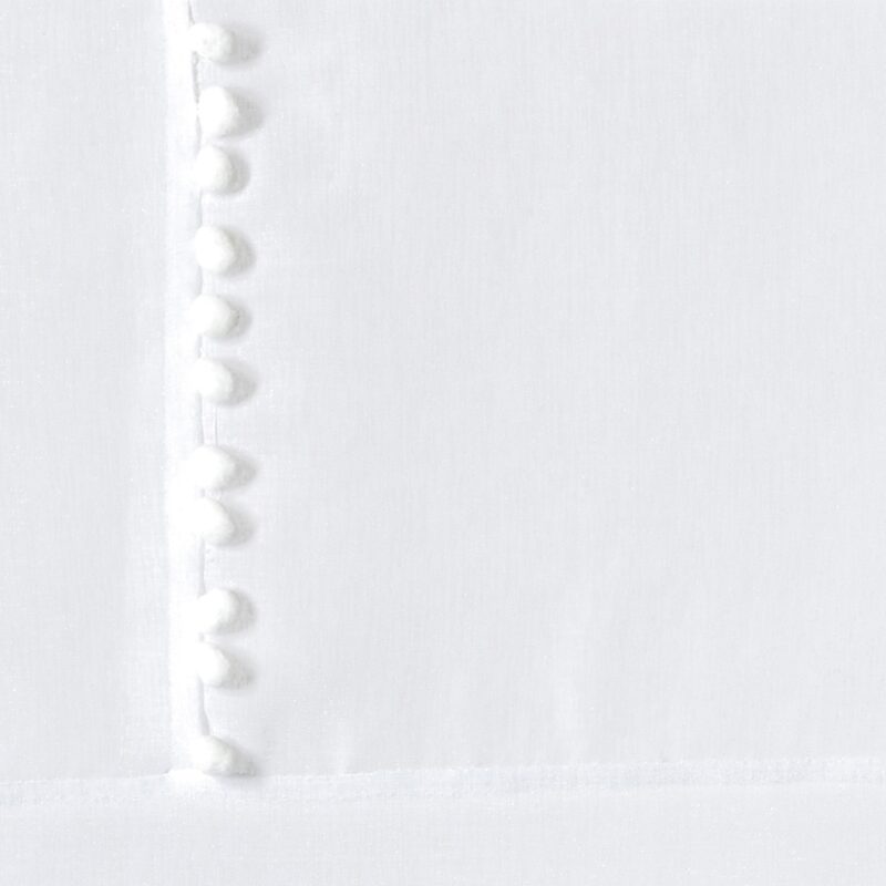 Vitrage COLCHAGUA coloris blanc 60 x 120 cm