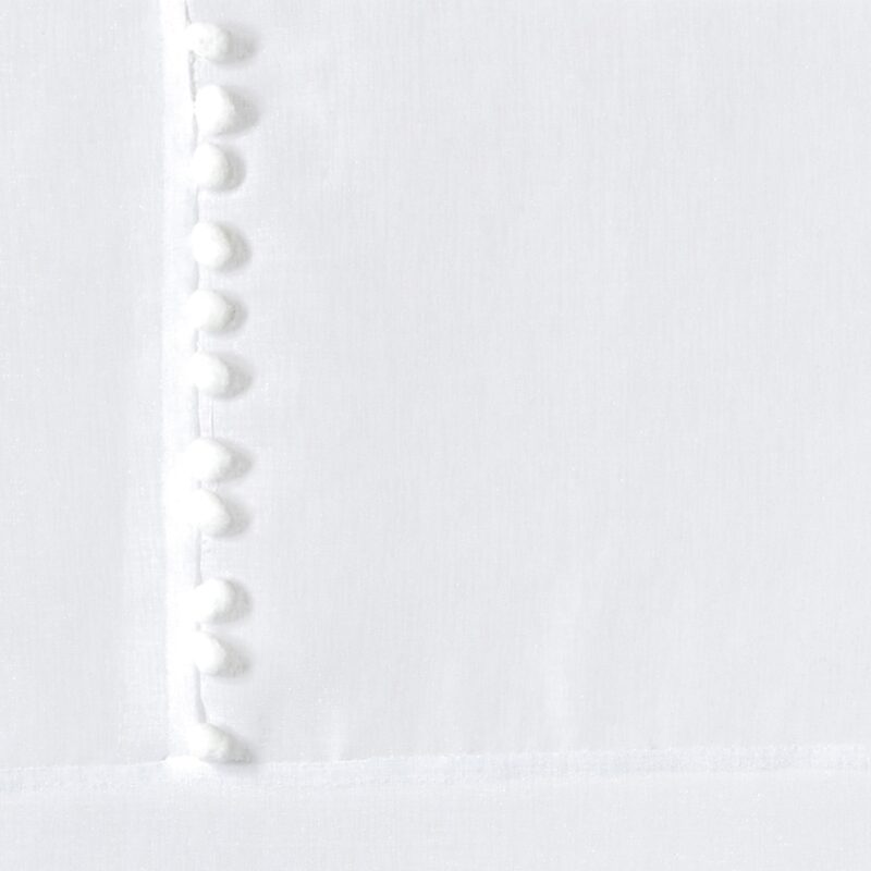 Vitrage COLCHAGUA coloris blanc 60 x 120 cm