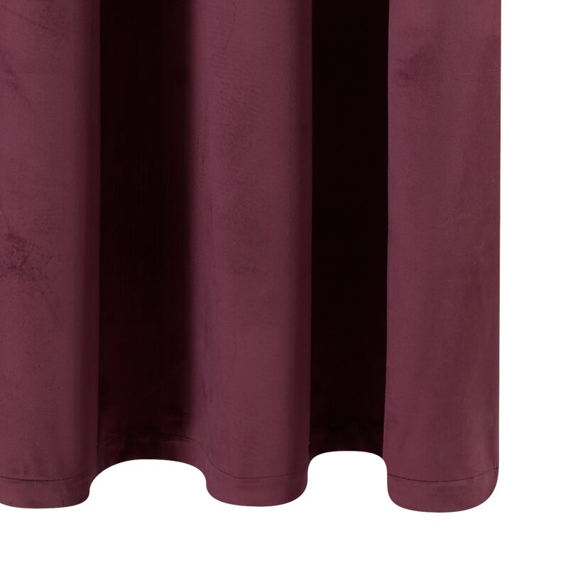 Rideau NEGRESCO coloris lie de vin 140 x 260 cm