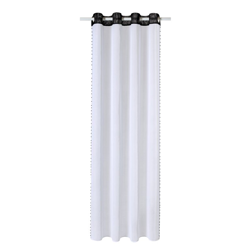 Voilage MAHAENA coloris blanc 140 x 240 cm