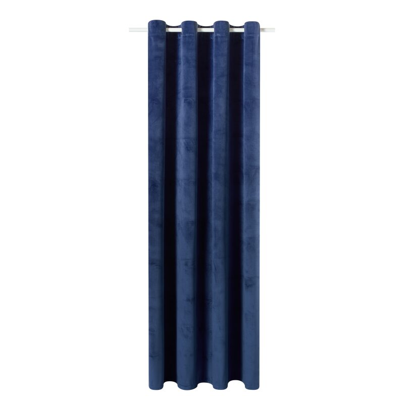 Rideau NEGRESCO coloris bleu outremer 140 x 260 cm