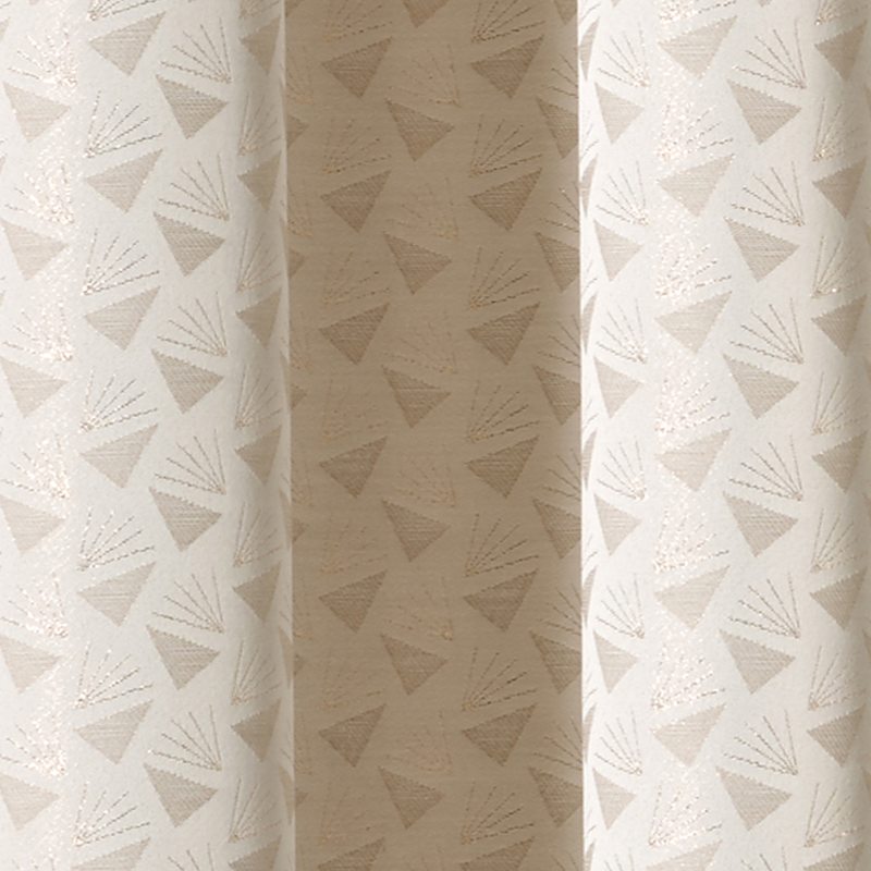 Rideau CANTALICE coloris rose 140 x 260 cm