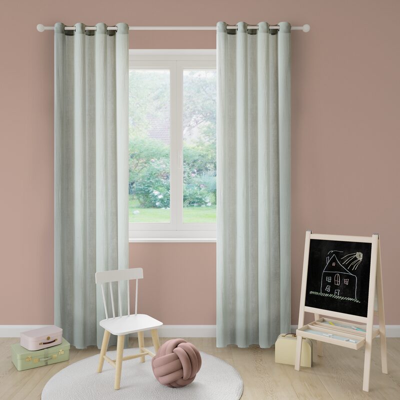 Rideau ANOKI coloris perle 130 x 260 cm