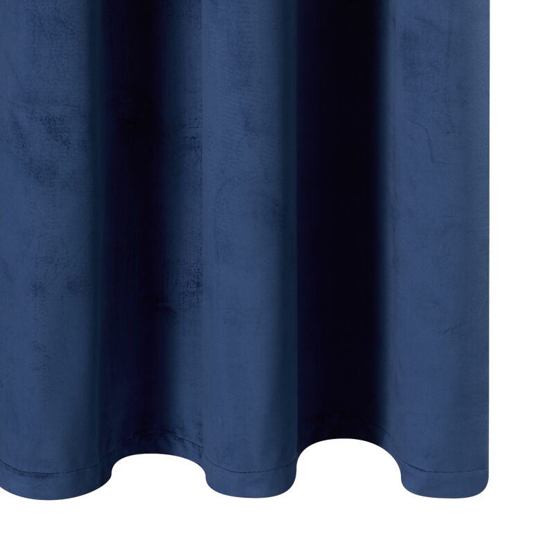 Rideau NEGRESCO coloris bleu outremer 140 x 260 cm