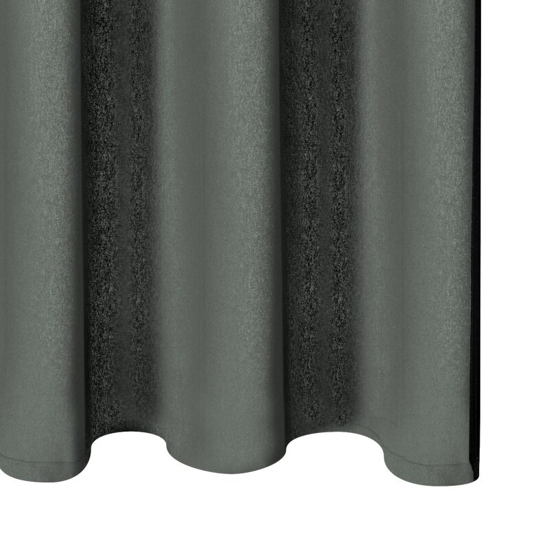 Rideau WARTON coloris vert kaki 140 x 260 cm