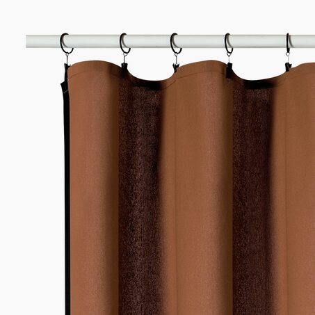 Rideau WARTON coloris havane 140 x 260 cm