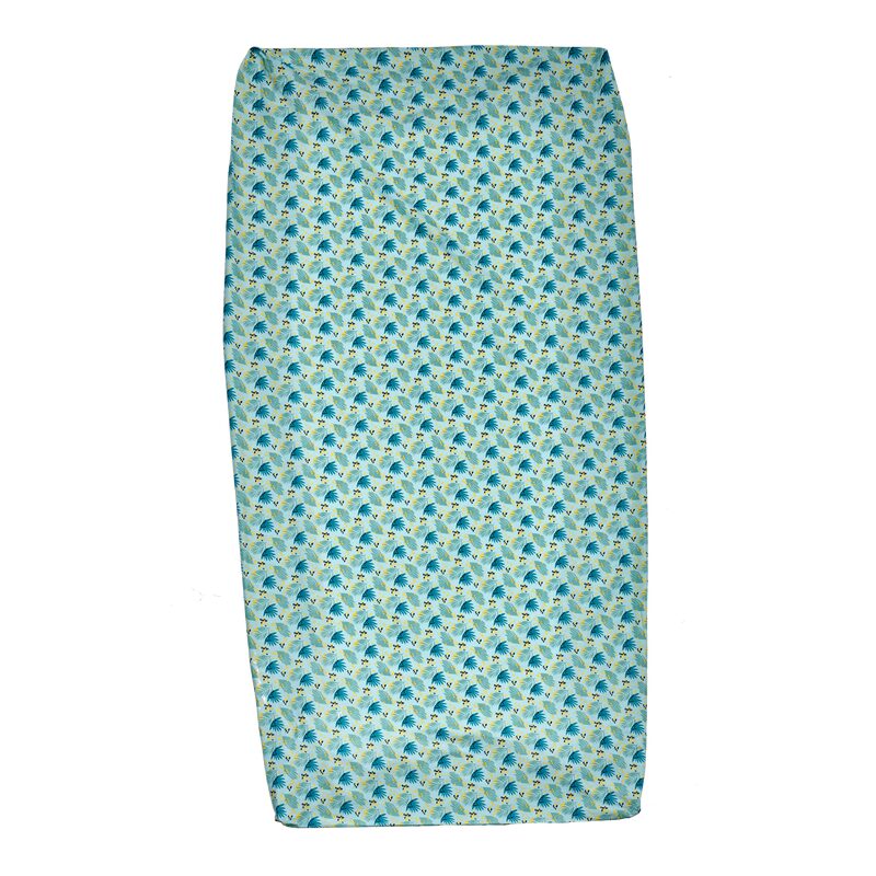Drap housse en coton bio PALACIO coloris vert 90 x 190 cm