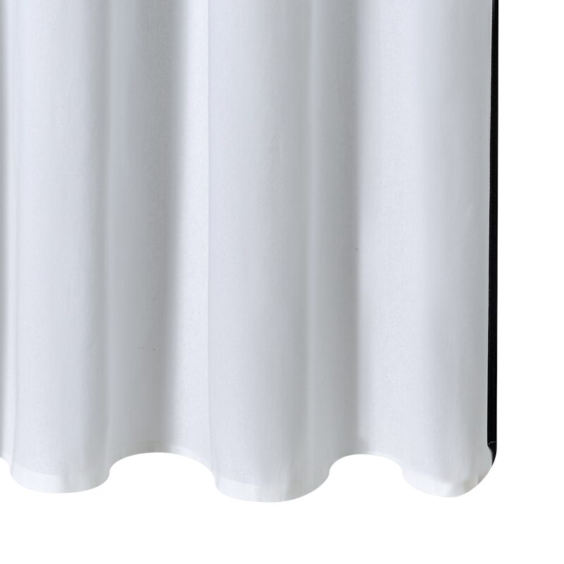 Rideau WARTON coloris blanc 140 x 260 cm