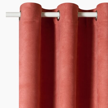 Rideau VELVET coloris rose des sables 140 x 260 cm