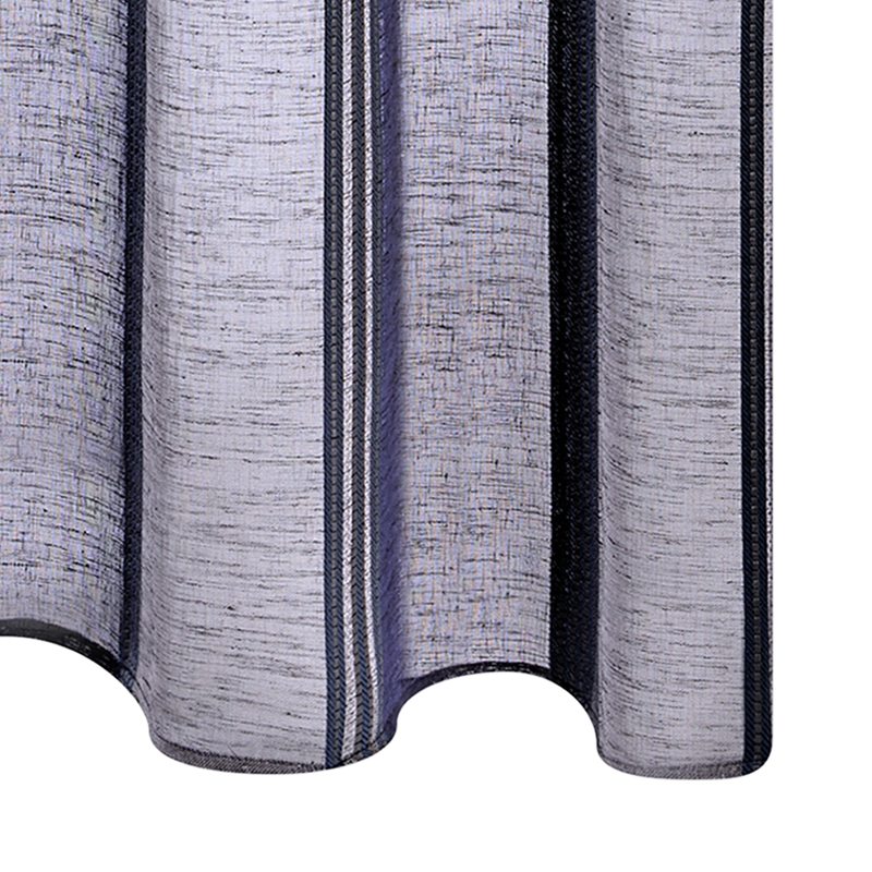 Voilage SELECT coloris bleu nuit 140 x 240 cm