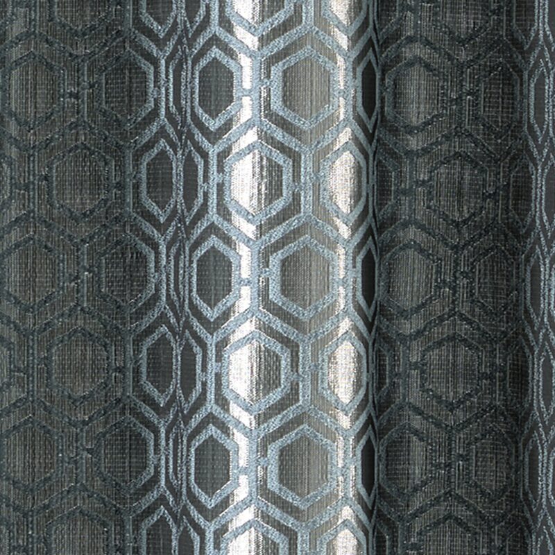 Rideau TASKHA coloris bleu opale 135 x 240 cm