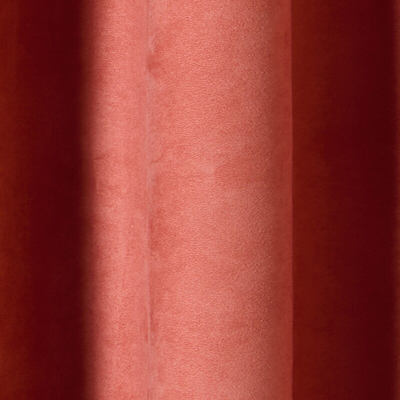 Rideau VELVET coloris rose des sables 140 x 260 cm