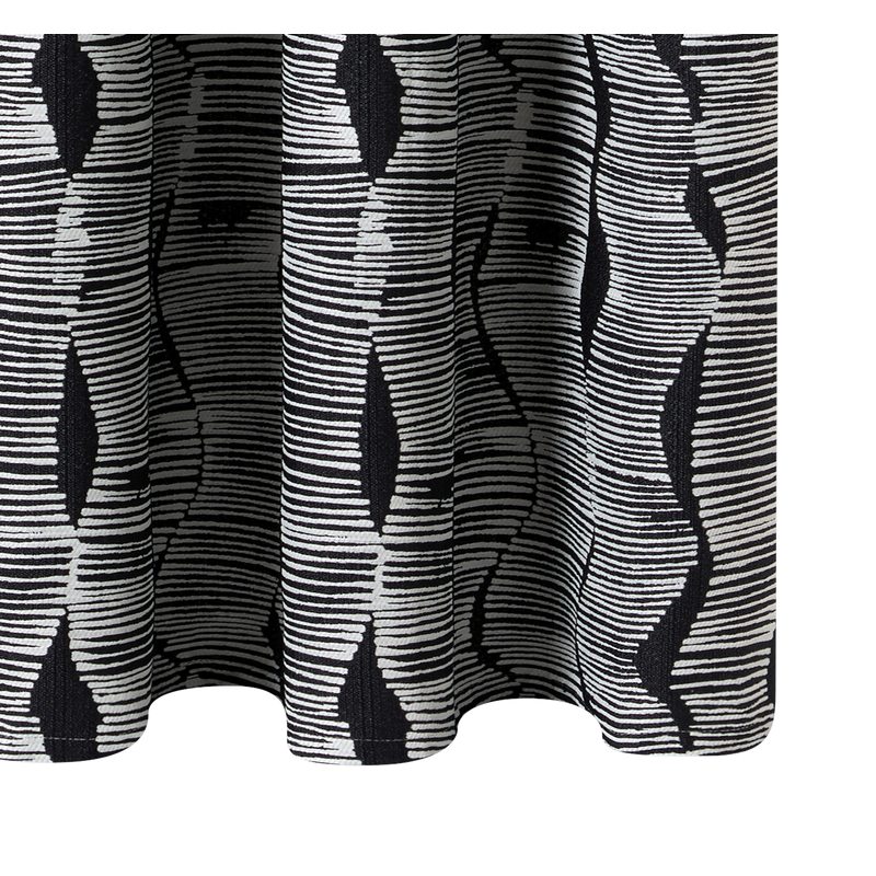 Rideau TOGO coloris noir 140 x 260 cm