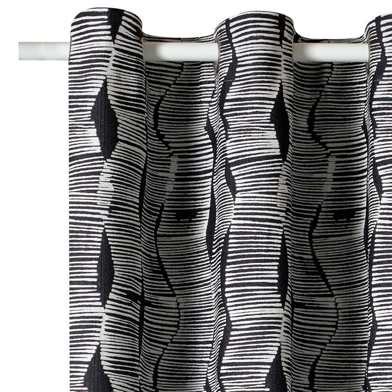 Rideau TOGO coloris noir 140 x 260 cm