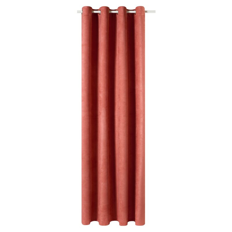 Rideau VELVET coloris rose des sables 140 x 260 cm