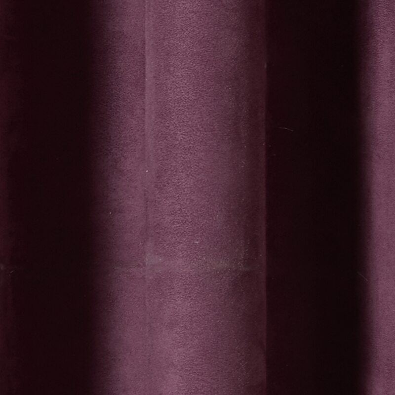 Rideau VELVET coloris prune 140 x 260 cm