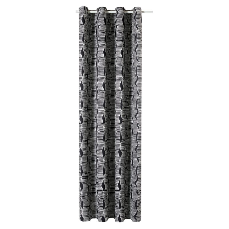 Rideau TOGO coloris noir 140 x 260 cm