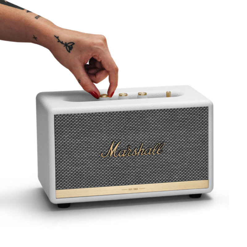 Enceinte ACTON II X MARSHALL coloris blanc
