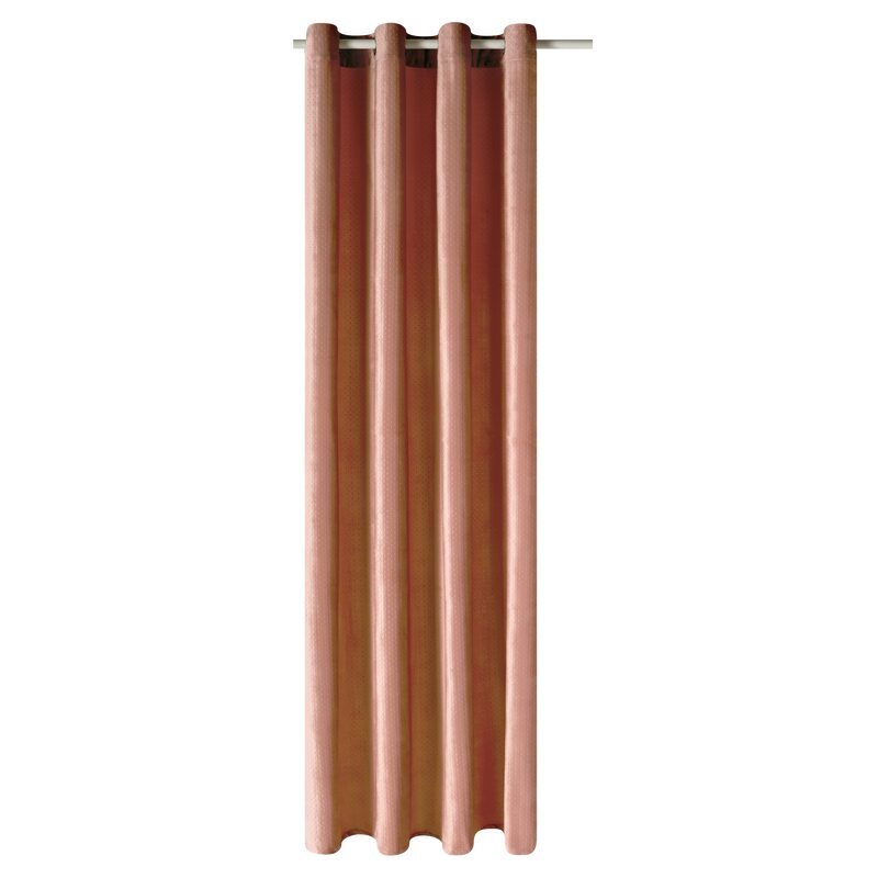 Rideau SAMARA coloris rose thé 140 x 260 cm