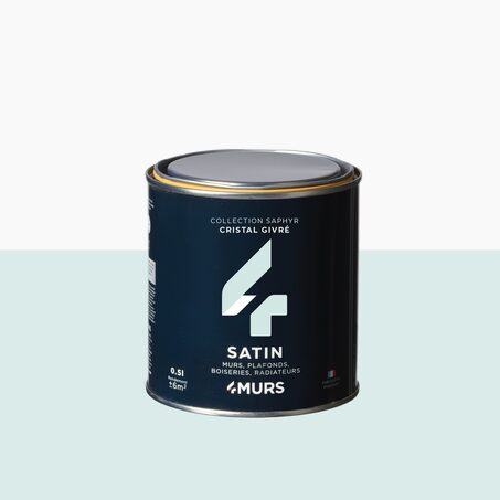 Peinture SAPHYR Alkyde cristal givré Satiné 0,5 L