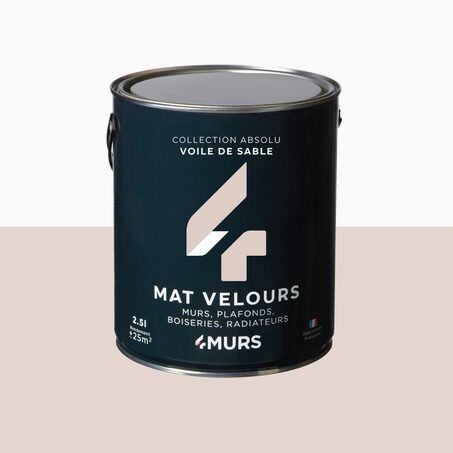 Peinture ABSOLU Acrylique voile de sable Mat 2,5 L