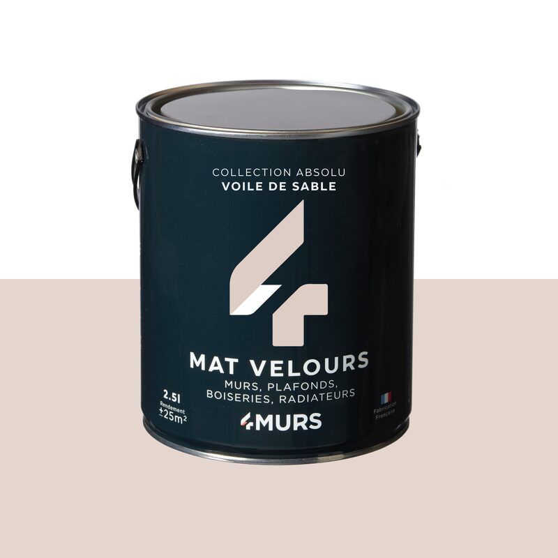 Peinture ABSOLU Acrylique voile de sable Mat 2,5 L