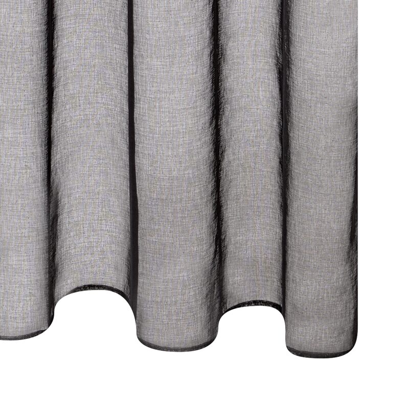 Voilage COLORS coloris noir 140 x 260 cm