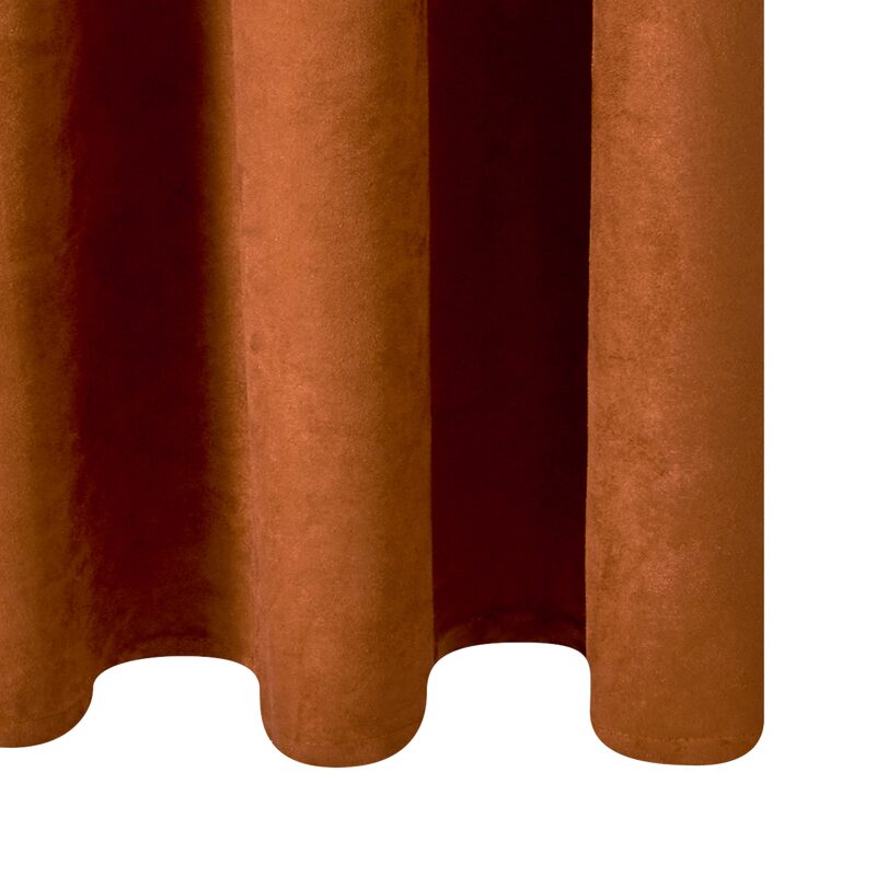 Rideau VELVET coloris tabac 140 x 260 cm