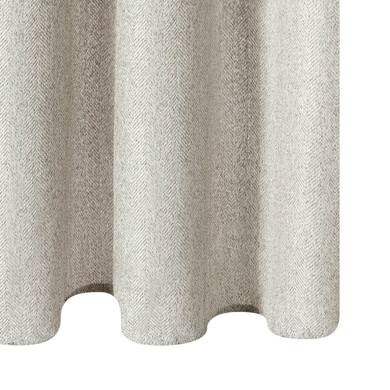 Rideau Lin JODJA coloris gris 140 x 260 cm