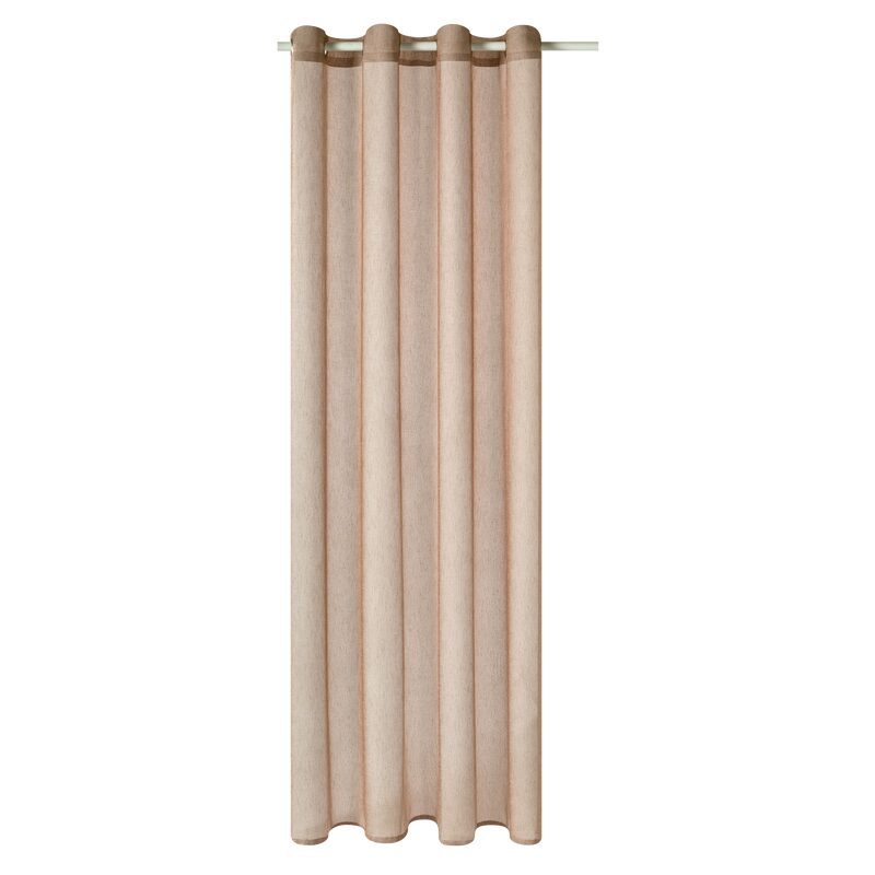 Voilage SCHIAPA coloris mordoré 140 x 240 cm