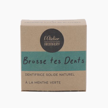 AROMAURY Dentifrice "BROSSE TES DENTS" Menthe verte